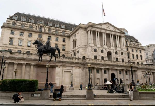 La Banque d'Angleterre, le 7 août 2025 à Londres