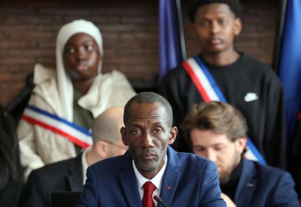 Le maire LFI de Saint-Denis, Bally Bagayoko, à Saint-Denis, le 21 mars 2026 