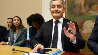 Le ministre de la Justice, Gérald Darmanin, lors d'une audition devant la commission des lois du Sénat à Paris, le 9 juin 2026, concernant l'affaire Lyhanna