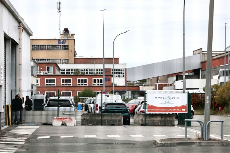 L'usine du constructeur automobile Stellantis à Poissy (Yvelines), le 23 septembre 2025