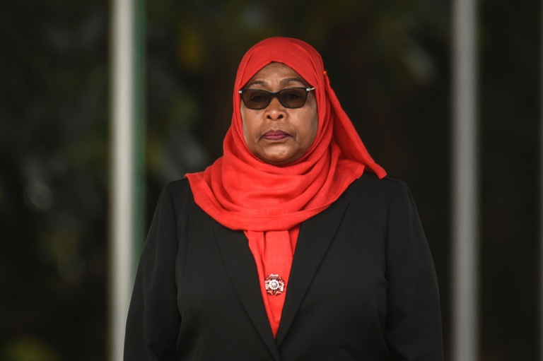 La présidence de Tanzanie Samia Suluhu Hassan, à Dar es Salaam, le 19 mars 2021