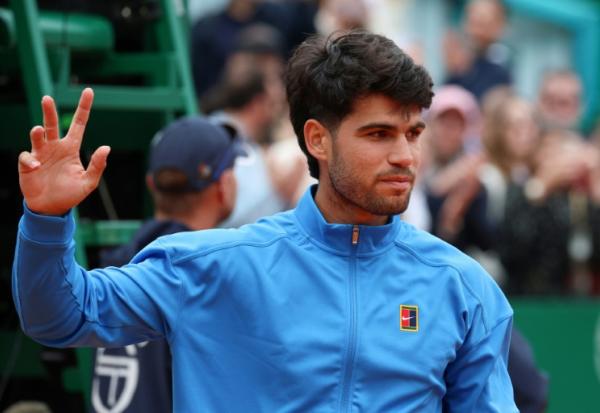 Carlos Alcaraz au tournoi de Monte-Carlo 12 avril 2026