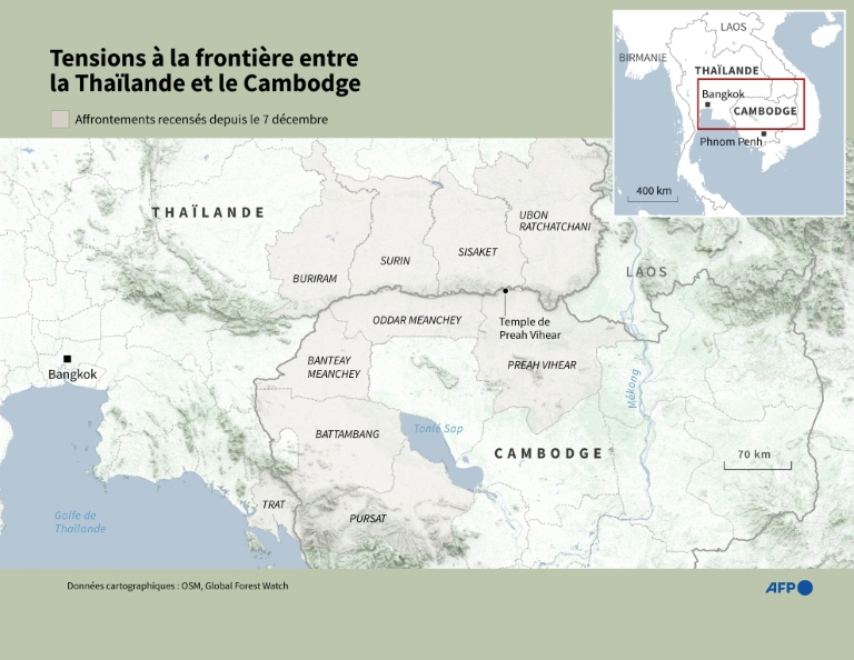 Tensions à la frontière entre la Thaïlande et le Cambodge