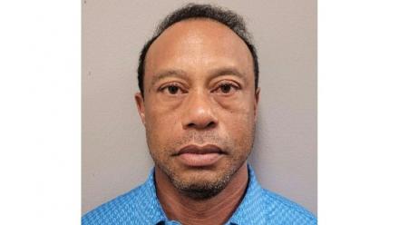 Photo d'indentification judiciaire de Tiger Woods diffusée par le shérif de Matin County, le 27 mars 2026 