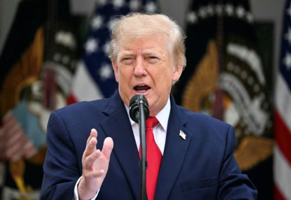Le président américain Donald Trump à la Maison Blanche, le 15 octobre 2026 à Washington
