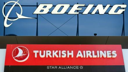 Turkish Airlines a annoncé vendredi la commande ferme de 225 avions américains Boeing