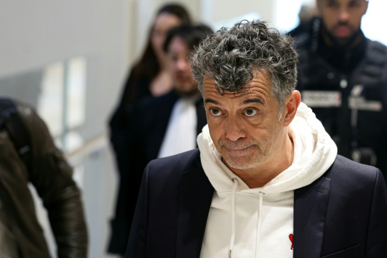 L'ancien animateur de M6 Stéphane Plaza lors de son  procès en première instance à Paris, le 18 février 2025