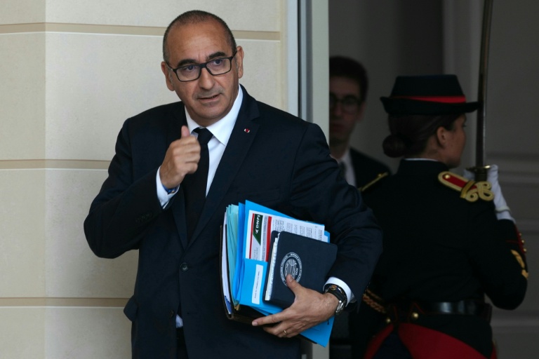 Le ministre de l'Intérieur Laurent Nuñez quitte l'Elysée après le conseil des ministres, le 22 juillet 2026 à Paris