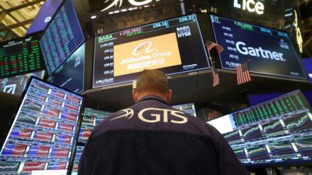 Un opérateur à la Bourse de New York, le 15 septembre 2025