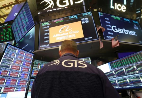 Un opérateur à la Bourse de New York, le 15 septembre 2025