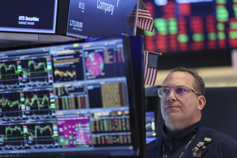 Un opérateur à la Bourse de New York, le 24 mars 2026