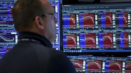 Un opérateur à la Bourse de New York, le 18 mars 2026