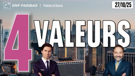4 valeurs à FORT POTENTIEL - 100 % Marchés - 27/10/2025