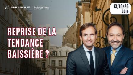 CAC40 : LA BAISSE CONTINUE ?? - 100 % Marchés - 13/10/26 - S​