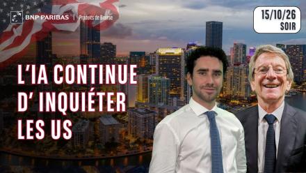 L'IA INQUITE LES US !! - 100 % Marchés - 15/10/26 - S