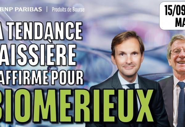 La tendance baissière s'affirme pour BIOMERIEUX - 100 % Marchés - 15/09/2025 - M