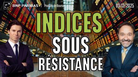Les indices sous résistance - 03/12/2025 - M