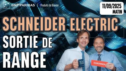 SCHNEIDER ELECTRIC : Sortie de range - 100 % Marchés - 11/09/2025 - M