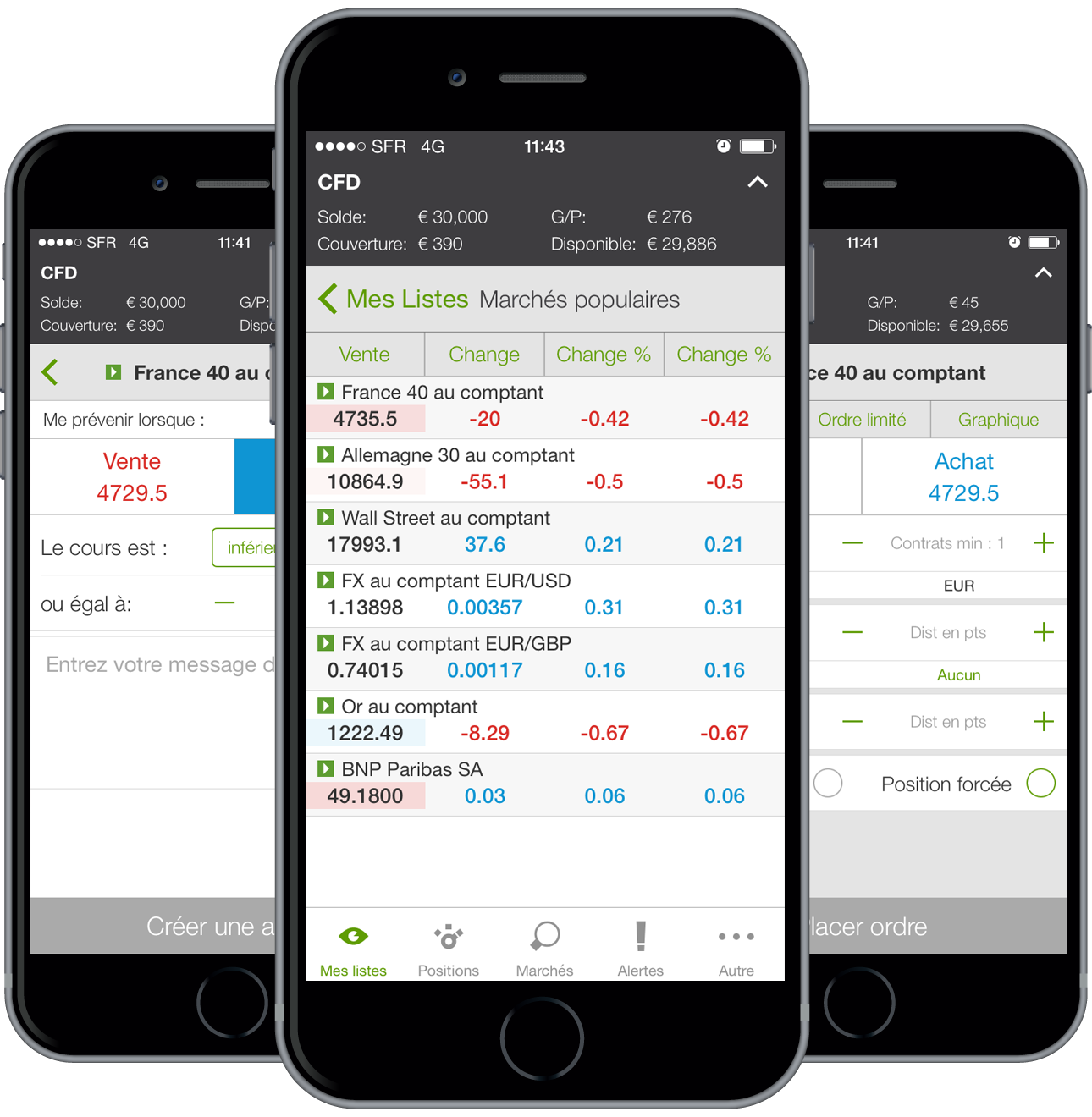 Application mobile TradeBox CFD